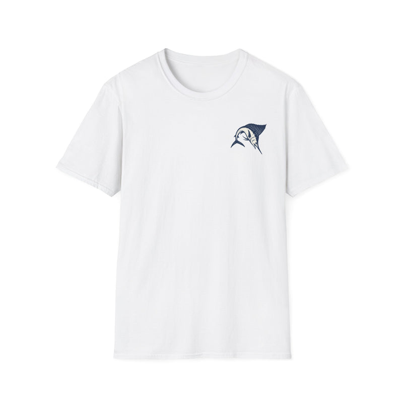 Marlin Pocket T-Shirt — Minimalist Sailfish Graphic Tee